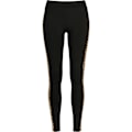 Miniatyrbillede 1 af 5: Legging dame - Urban Classic - Stribet - Slangeprint - Elastisk talje - Sort/gul svart/gul/svart XS
