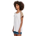 Pikkukuva 3 / 4: T-paita naisille Urban Classics Contrast Raglan GT - valkoinen - XXL Vit XXXXXL