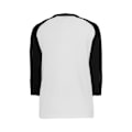 Pikkukuva 1 / 6: T-paita - Kaupunkimalli - Raglan - 3/4-hihat - Väri valkoinen/musta - Regular-malli vit svart XL