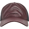 Miniatyrbillede 2 af 4: Flexfit Trucker Cap i læder - Bourgogne/sort vin/bourgogne