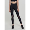 Miniatyrbillede 5 af 6: Legging dame - Urban Classic - mesh biker - Høj talje - Sort - Maskinvask svart M