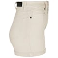 Miniatyrbillede 6 af 6: Kort denim shorts til kvinder - Urban Classics - 5 lommer - Høj talje - Ødelagt look - Strækdenim Vit 29