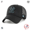Miniatyrbillede 3 af 4: Casquette MLB New York Yankees 'Branson MVP' - B-BRSRS17CTP-BK - Mand - Sort - Polyester - Sportswear Svart