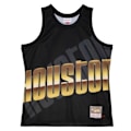 Miniatyrbillede 1 af 3: Tanktop - Houston Rockets - Big Face 4.0 - 100% Poly Mesh - Forstørret tryk - Rund hals Svart XL