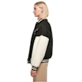 Miniatyrbillede 2 af 4: Oversize blouson til kvinder Urban Classics Big U College - sort/hvid - L Svart vit XS
