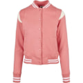 Miniatyrbillede 1 af 4: Veste dame Urban Classics inset college - rosa/hvid - M rosa/vit S