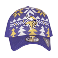 Miniatyrbillede 2 af 3: Casquette Trucker - New Era - Minnesota Vikings - Julemotiv - Justerbar Snapback - 5 paneler