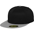 Miniatyrbillede 1 af 6: Kasket - Flexfit - 210 2-tone - Sort/grå - Polyester/elastan - Casual svart grå L/XL
