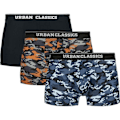 Pikkukuva 1 / 4: Miehet Boxerit - URBAN CLASSICS - 3 Kpl - Musta/Maskuliininen - 95% Puuvilla - 5% Elastaani Noir/camouflage L
