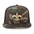 Miniatyrbild 3 av 4: New Era 9Fifty Mesh Snapback Keps New Orleans Saints trä