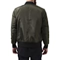 Pikkukuva 3 / 3: Bomber-takki - Urban Classics - Punainen - Vetoketjullinen tasku - 100% polyesteri - Optimaalinen mukavuus Grön M