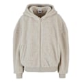 Miniatyrbillede 1 af 6: Hætte sweatshirt med lynlås - Urban Classics - Oversize Sherpa - Farve wetsand - Dame - Lange ærmer våtsand XXXXXL