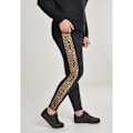 Miniatyrbillede 2 af 5: Legging dame - Urban Classic - Stribet - Slangeprint - Elastisk talje - Sort/gul svart/gul/svart XS