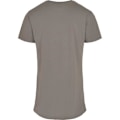 Miniatyrbillede 2 af 3: T-shirt Lang Mand - URBAN CLASSICS - Grå - Slim Fit - 100% Bomuld Grå XXL