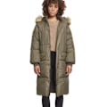 Miniatyrbillede 2 af 4: Oversized Frakke i Falsk Pels til Kvinder - Urban Classics Ladies - Olivengrøn Oliv XS