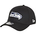 Miniatyrbillede 1 af 2: New Era 39Thirty Stretch Cap - NFL Seattle Seahawks sort Svart S / M