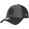 Pikkukuva 1 / 3: Uuden aikakauden 9Forty-lippis - MLB San Diego Padres musta / grafiitti