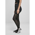 Miniatyrbillede 3 af 4: Høj talje leggings til kvinder Urban Classics Tech Mesh Sort S