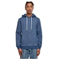 Miniatyrbillede 1 af 4: Urban Classics Basic Melange hættebluse - blå - L Blå S