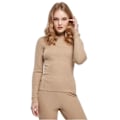 Miniatyrbillede 1 af 4: Rullekravestrik til kvinder Urban Classics - beige - L Beige XS