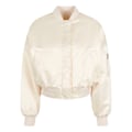 Pikkukuva 1 / 6: Bomber-nainen - Urban Classics - Ylisuuri satiini - Suuret koot - Tyynypinnoitus - Taffetal lining Vit XXL