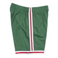 Pikkukuva 4 / 4: M&N NBA Swingman Shortsit Milwaukee Bucks Vieraspeli 1971-72 grön keltisk M