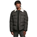 Miniatyrbillede 1 af 4: Doudoune med sherpa-krave Urban Classics - sort - S sort XL