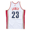 Miniatyrbillede 4 af 4: Maillot Swingman Cleveland Cavaliers Lebron James - Hvid - S - Åndbar - Multisport Vit/vit M
