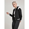 Miniatyrbillede 5 af 5: Veste Teddy kvinde Urban Classic inet college sweat svart vit XL