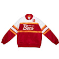 Miniatyrbillede 1 af 3: M&N Heavyweight Satin Jakke - SCRIPT Tampa Bay Buccaneers Röd XL