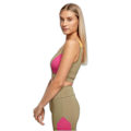 Pikkukuva 4 / 4: Brassière naisille Urban Classics Color Block(GT) - oliivinvihreä/vaaleanpunainen/oranssi - XXL Oliven grøn/rose/orange XXL