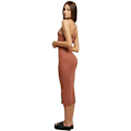 Pikkukuva 4 / 4: Urban Classics Naiset - Midi Rib Knit Takkihame Brun XXL