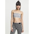 Miniatyrbillede 2 af 6: Bandeau top dame - Urban Classic - Sort - Uden stropper - Rynket - Elastisk grå XS