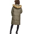 Miniatyrbillede 3 af 4: Oversized Frakke i Falsk Pels til Kvinder - Urban Classics Ladies - Olivengrøn Oliv XS