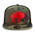Miniatyrbillede 3 af 4: Throwback Buffalo Bills Mesh 9Fifty Snapback Cap træ camo