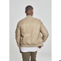 Miniatyrbillede 5 af 6: Veste - Urban Classics - Basic Bomber Jacket - Beige - Unisex - Orange foring beige M
