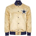 Miniatyrbillede 1 af 4: M&N Letvægts Satin Jakke - Dallas Cowboys guld Guld XXL