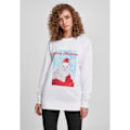 Miniatyrbillede 1 af 6: T-shirt til kvinder Mister Tee glædelig jul kat Vit S
