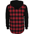 Miniatyrbillede 2 af 3: Urban Classics - HOODED Flanell Chemise rød - S - XL