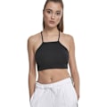 Pikkukuva 2 / 6: Naisten cropped toppi - Urban Classic - Kolmio - Musta - Tiukka - Hihaton sort S