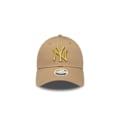 Miniatyrbild 2 av 4: Casque New Era 9FORTY New York Yankees Metallisk Beige - Metalliskt logotyp - Justerbar - 100% Bomull Beige
