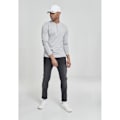 Miniatyrbillede 3 af 6: T-shirt - Urban Classics - Henley - Lange ærmer - 90% bomuld - Farve grå grå jag