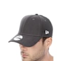 Miniatyrbillede 1 af 4: Casquette - New Era - 39Thirty - Visière courbée - Graphite - Flexfitted Grå M/L