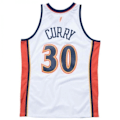 Miniatyrbillede 2 af 2: Maillot NBA swingman Stephen Curry Warriors 2009-10 Hardwood Classics Mitchell & ness Hvid XL Sort vit svart