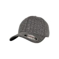 Pikkukuva 4 / 6: Lippis - Flexfit - Herringbone Melange - Musta - 80% Polyester - Unisex sort S / M