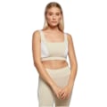 Miniatyrbillede 1 af 4: Brassière til kvinder Urban Classics Color Block - beige/hvid - S beige/vit S