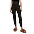 Miniatyrbillede 2 af 4: Legging dame Urban Classics Rib Knit - sort - M Svart M