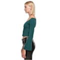 Pikkukuva 2 / 4: Pitkähihainen V-päällysteinen T-paita naisille Urban Classics GT - tummansininen - 2XL Blå Anka XXXXXL