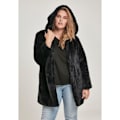 Miniatyrbillede 4 af 6: Manteau med hætte - Urban Classics Dame - Sort - Hætte - Kølige Dage sort S