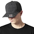 Miniatyrbillede 2 af 4: Flexfit FINE MELANGE Strækbar Bue Kasket - sort L/XL